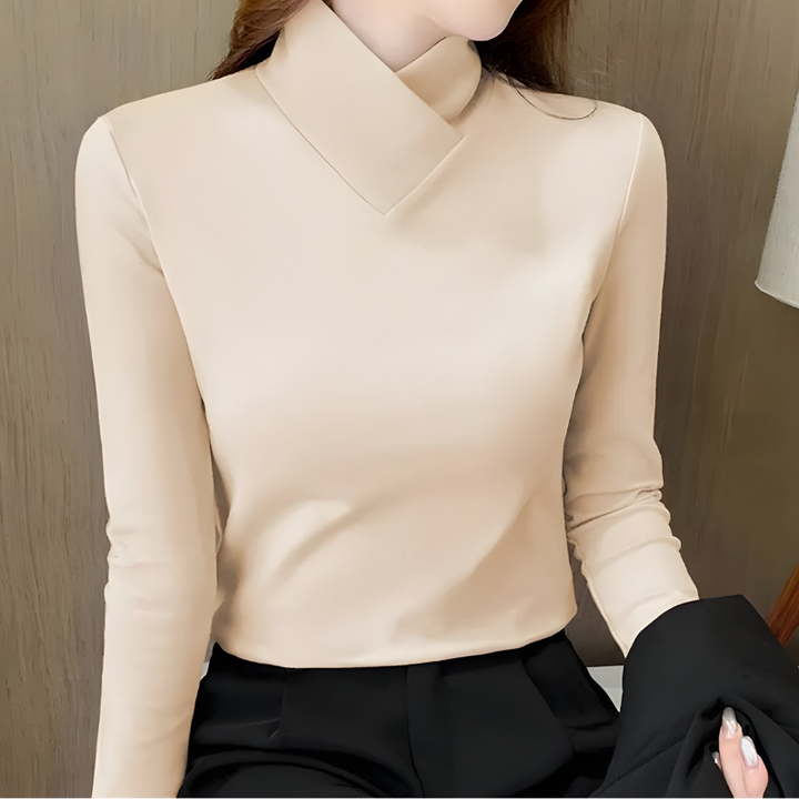 Jacaranda | Minimal Turtleneck Maglia Top