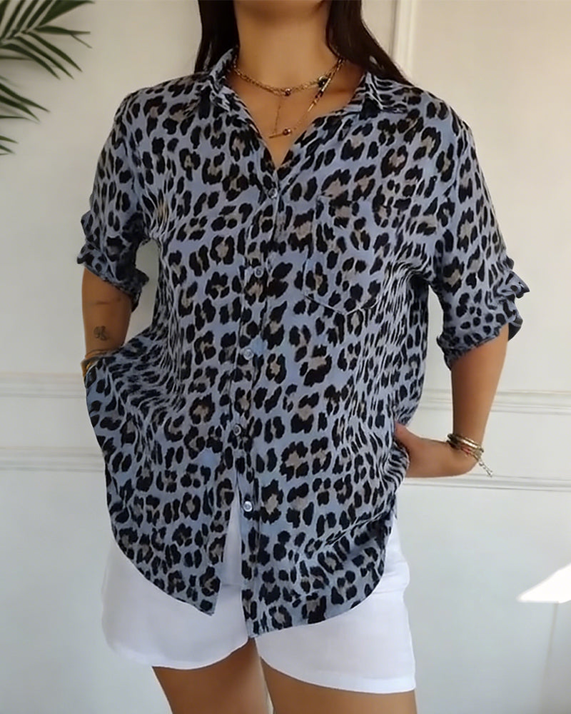 Susan | Leopard Stampa Camicetta