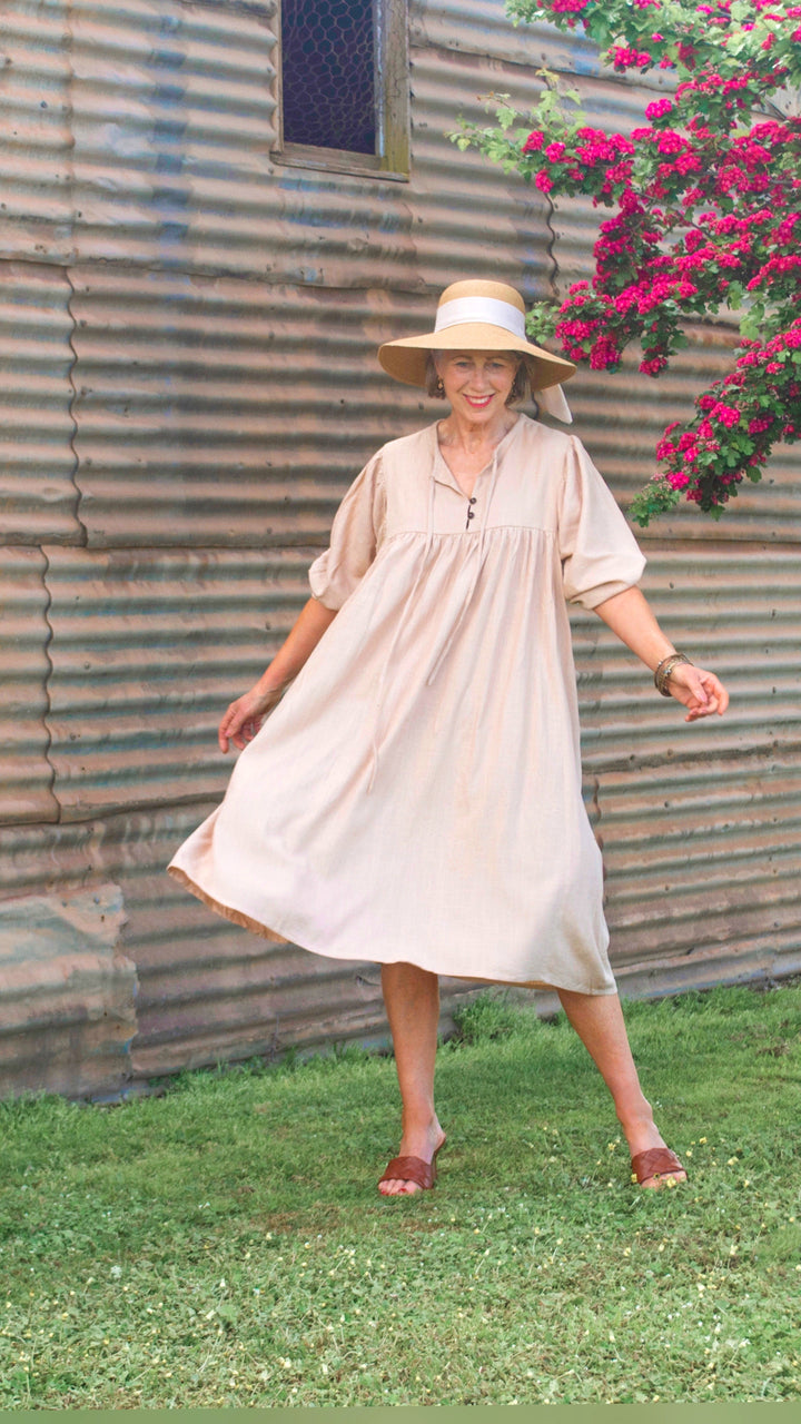 Genevieve | Abito in Lino Crepuscolo