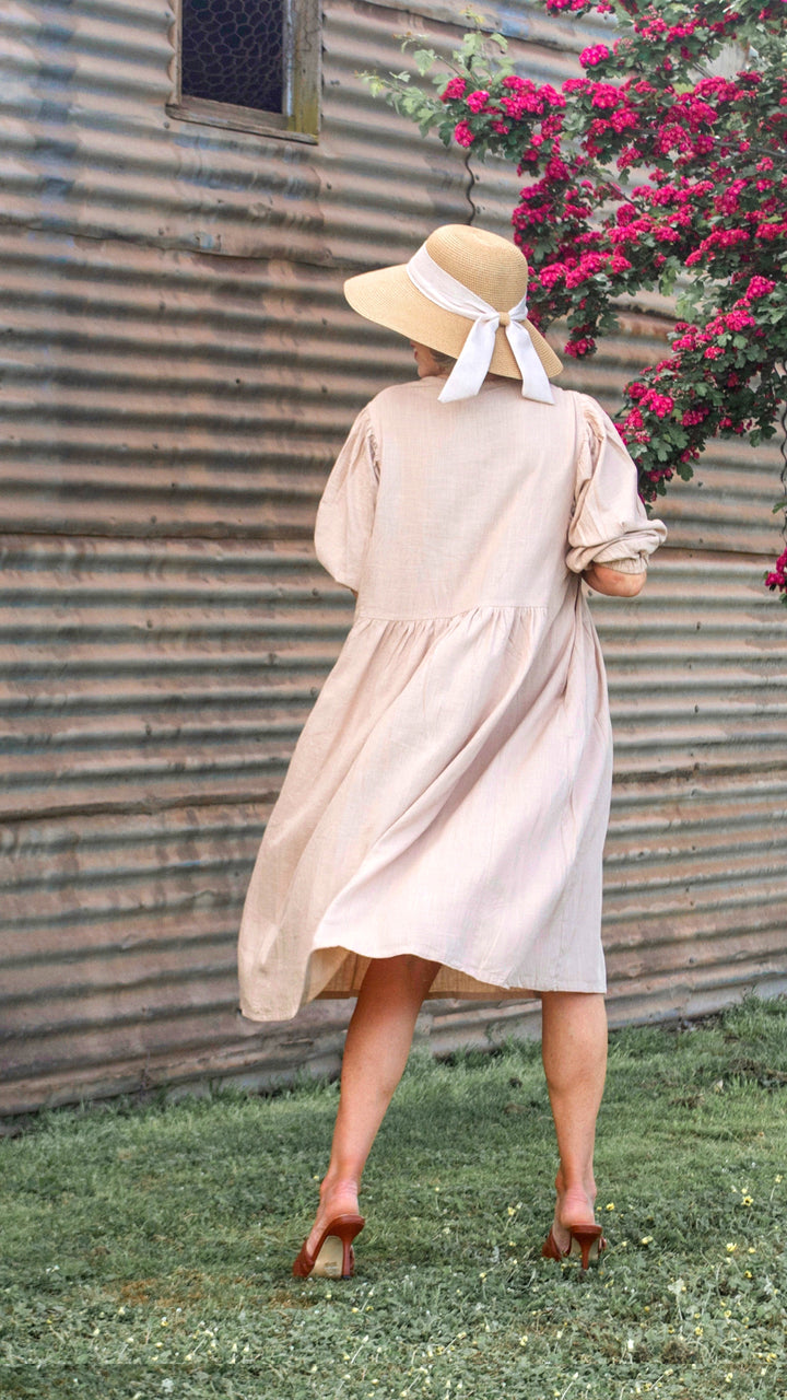 Genevieve | Abito in Lino Crepuscolo
