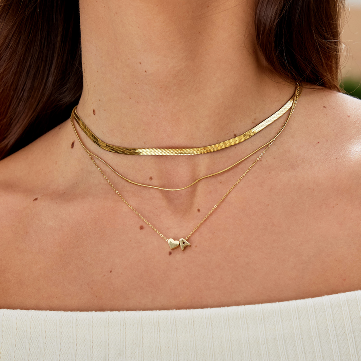 Collana Iniziale Intemporel con Ciondolo in Cuore