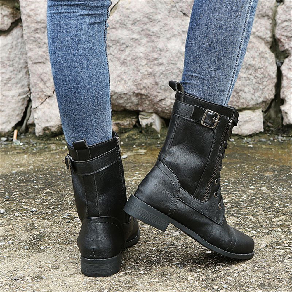 Dana | Toe Side Zipper Orthopedic Stivali