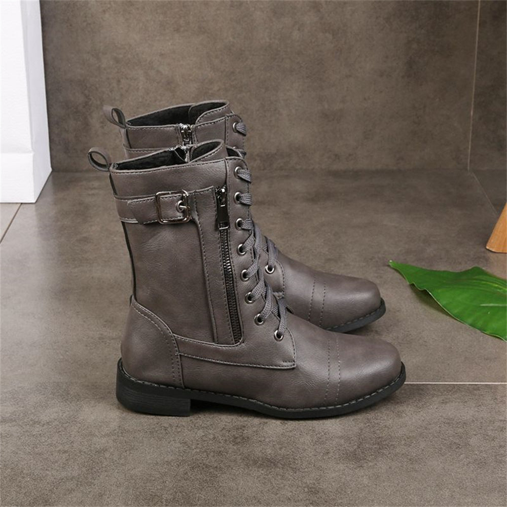 Dana | Toe Side Zipper Orthopedic Stivali