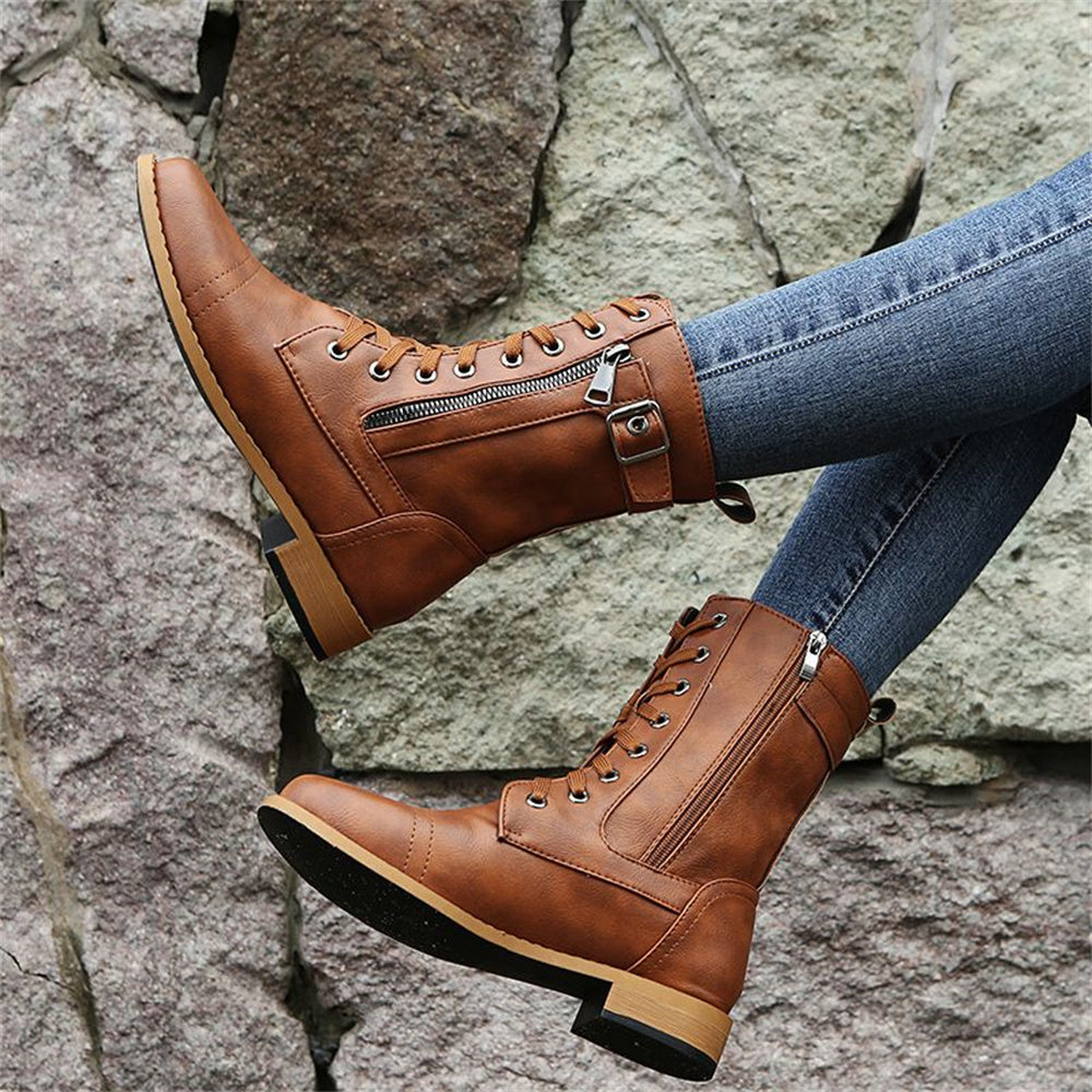 Dana | Toe Side Zipper Orthopedic Stivali