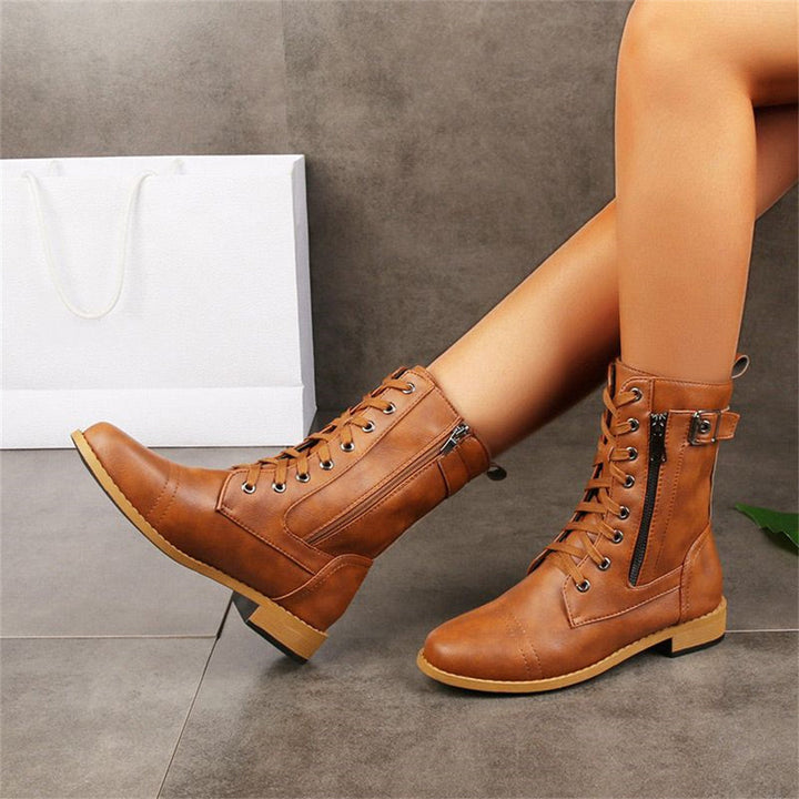 Dana | Toe Side Zipper Orthopedic Stivali