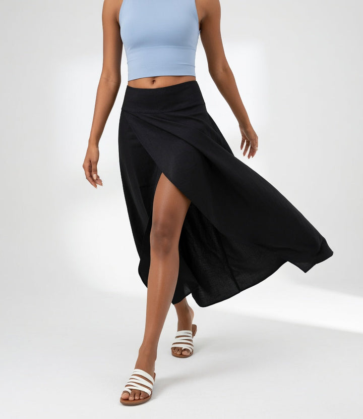 Bonney | Flowy Asymmetric Midi Gonna
