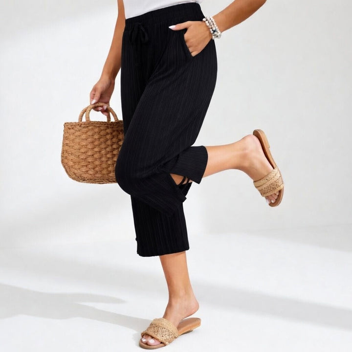 Sunday | Semplice Flowy Estate Pantaloni with Elastic Waist