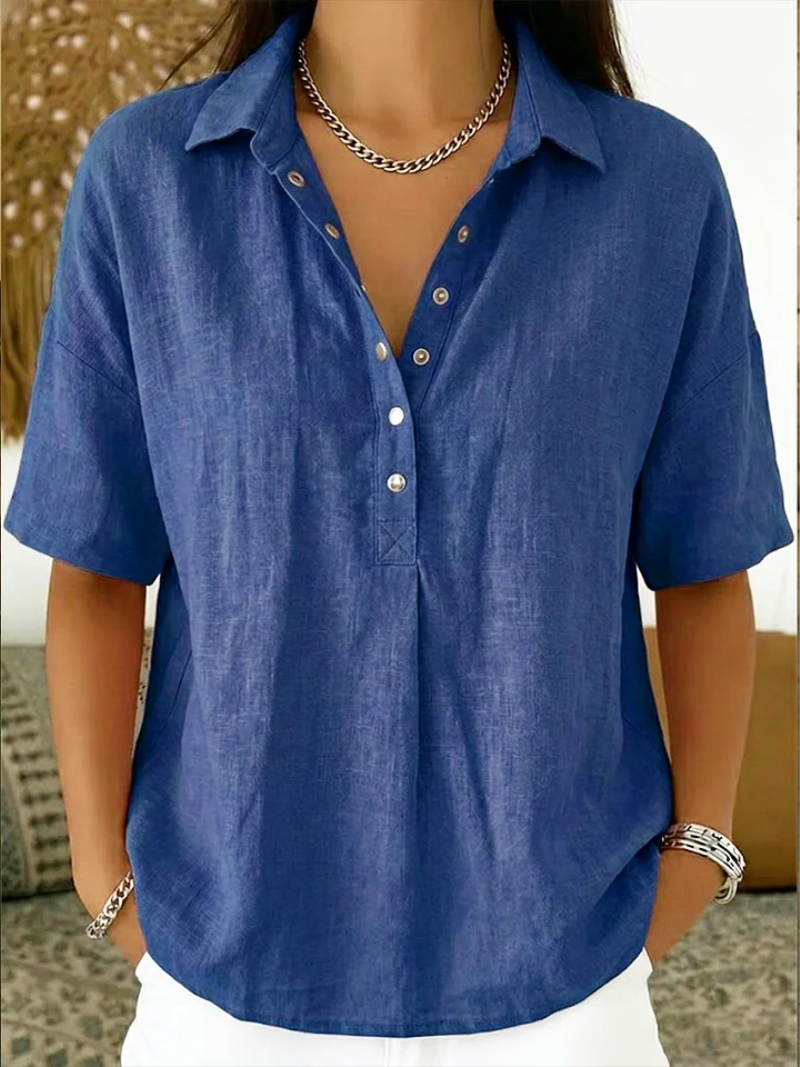 Bea | Collared Button Camicetta