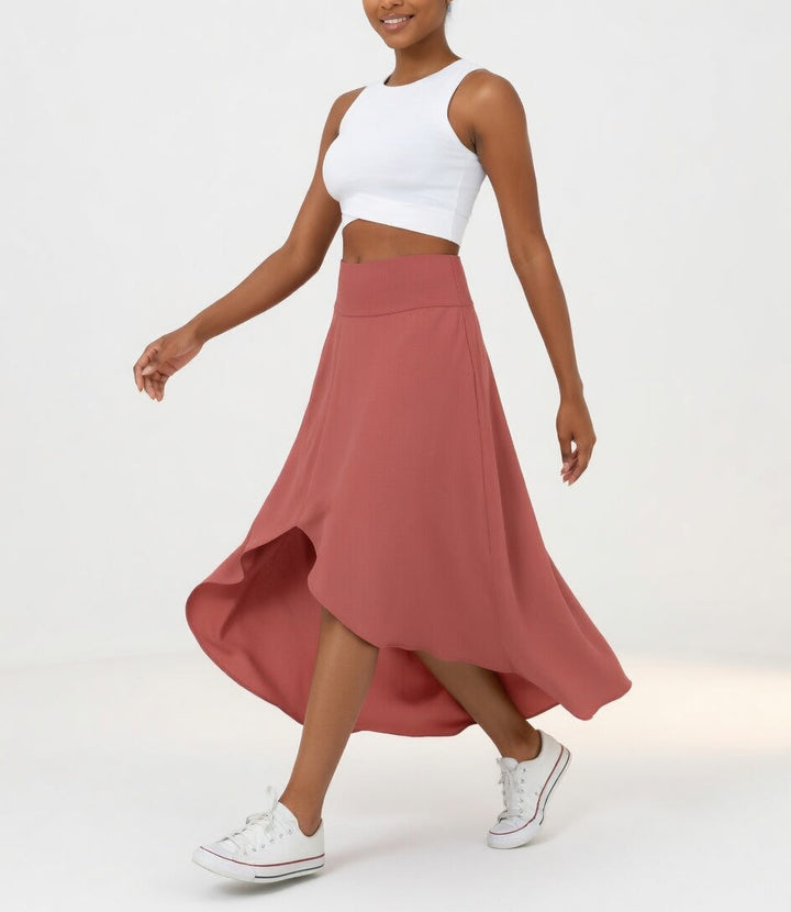 Bonney | Flowy Asymmetric Midi Gonna