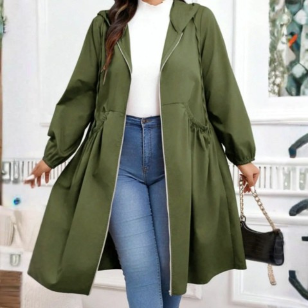Avril | Zip-Up Hooded Cappotto