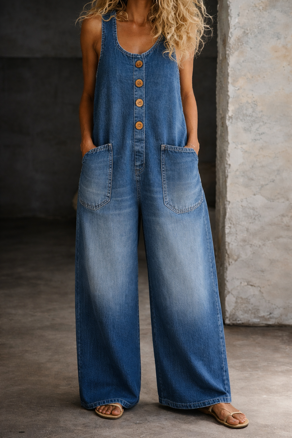 Saylor | Salopette in Denim Vintage