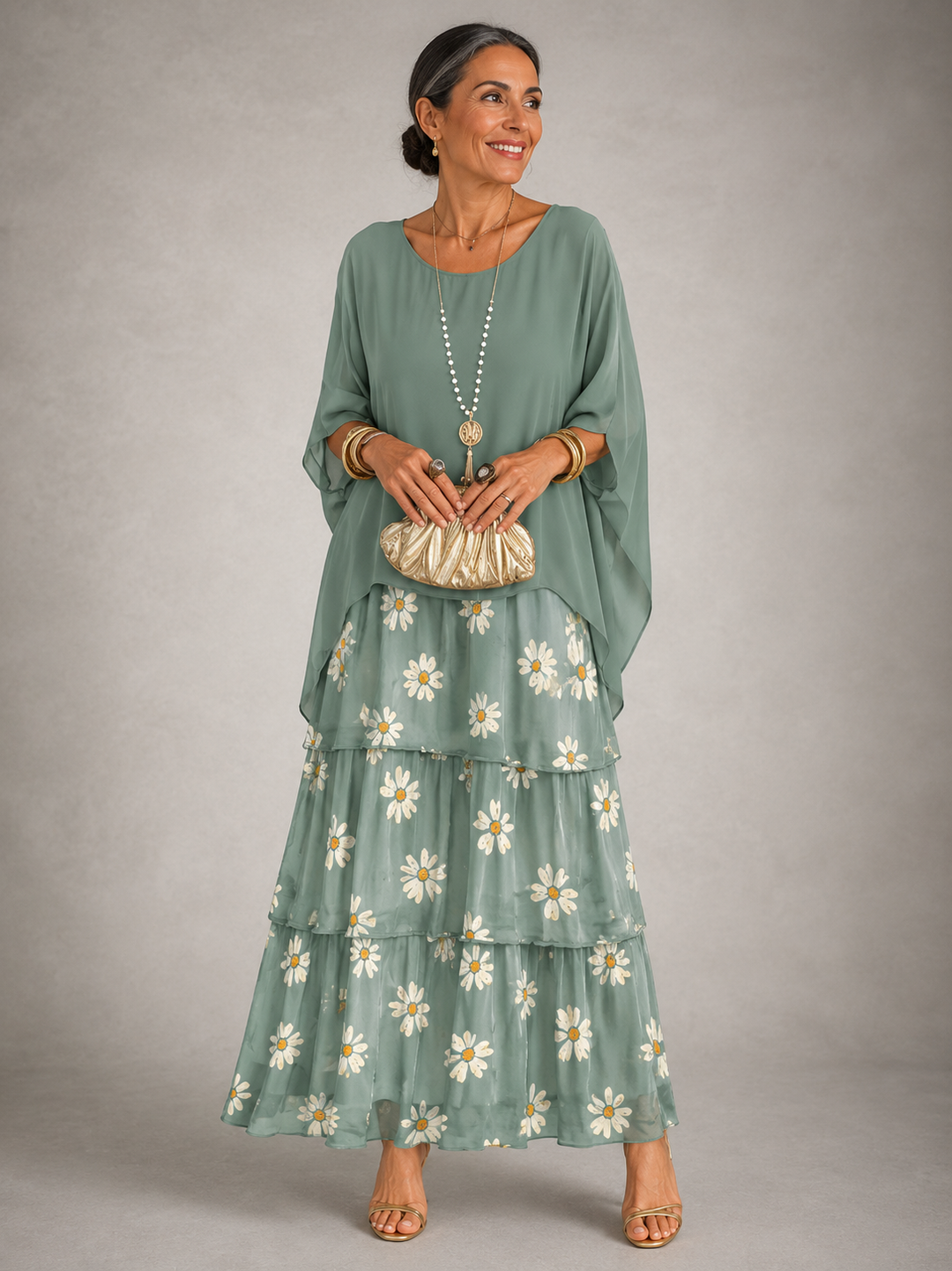 Lara | Elegante Flowing Maxi Abito