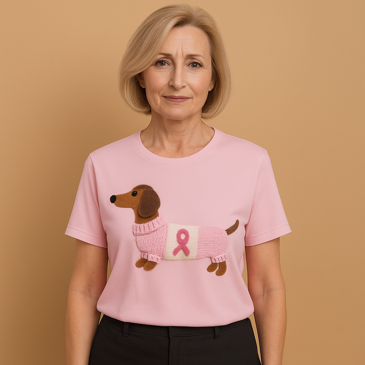 Bowen | Playful Dachshund Stampa T Camicia