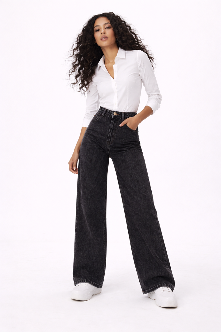 Ines | Jeans a Zampa Scuri