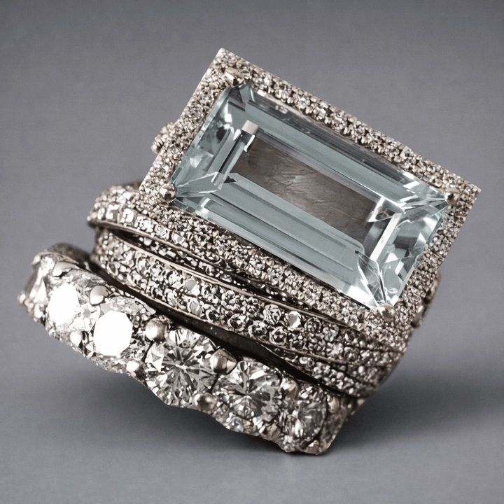 Thora | Vintage Argento Stackable Anello Completo