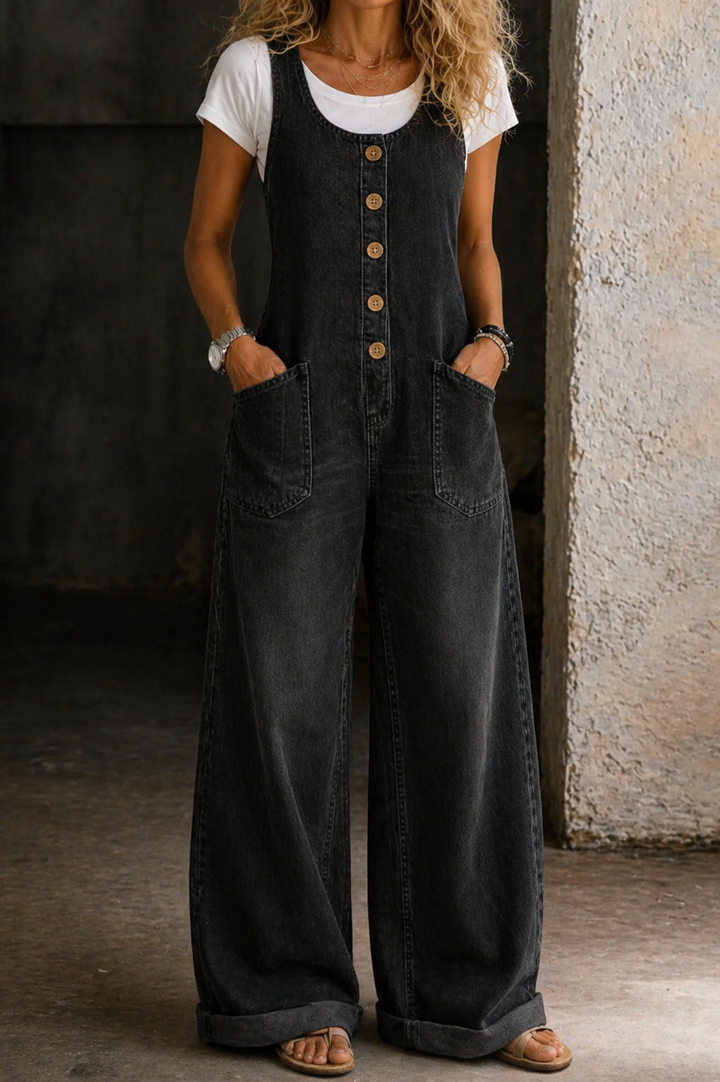 Bethany | Salopette in Denim Vintage