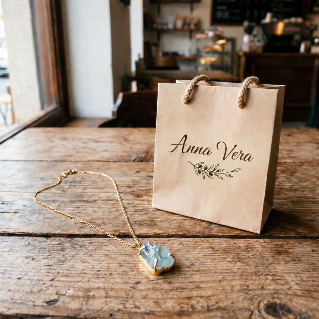 Collana Vintage Cuore Précieux in Argento e Oro