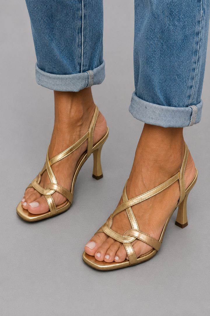 Nellie | Semplice Oro Estate Sandali