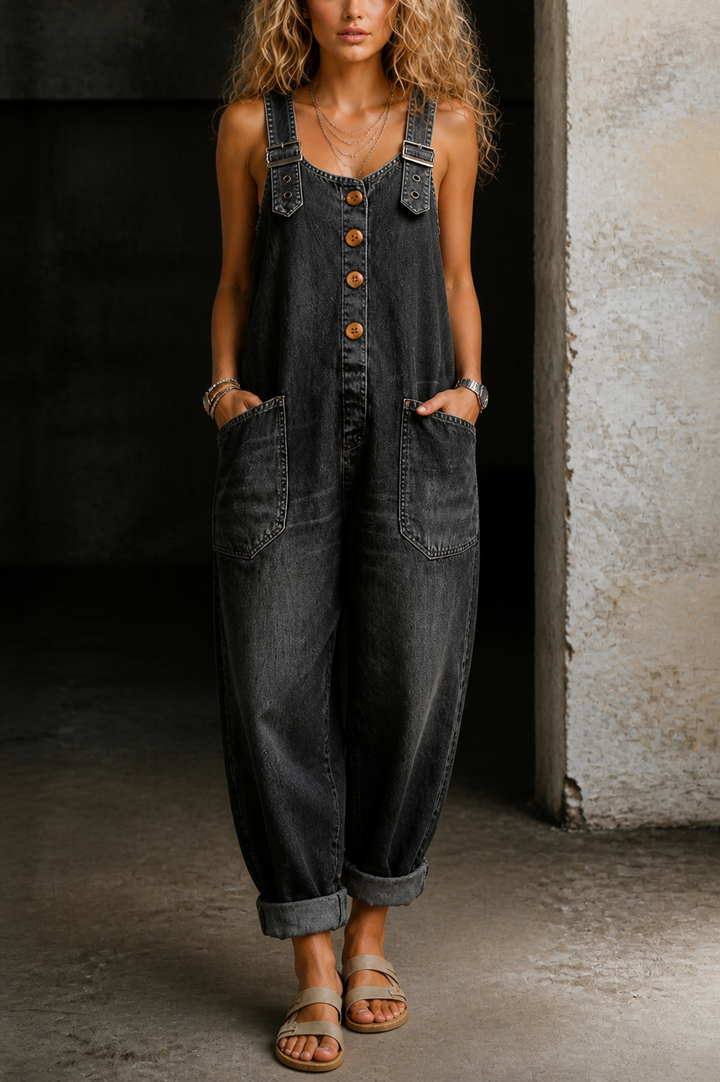 Moxelle | Tuta Salopette in Denim