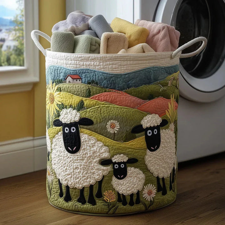 Hand-Trapuntato Sheep Basket