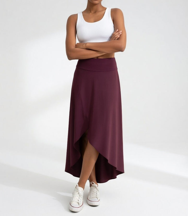 Bonney | Flowy Asymmetric Midi Gonna