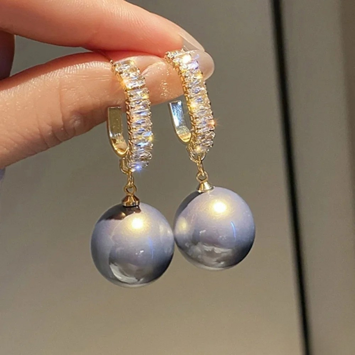 Elegante Orecchini with Pearls and Zirconia