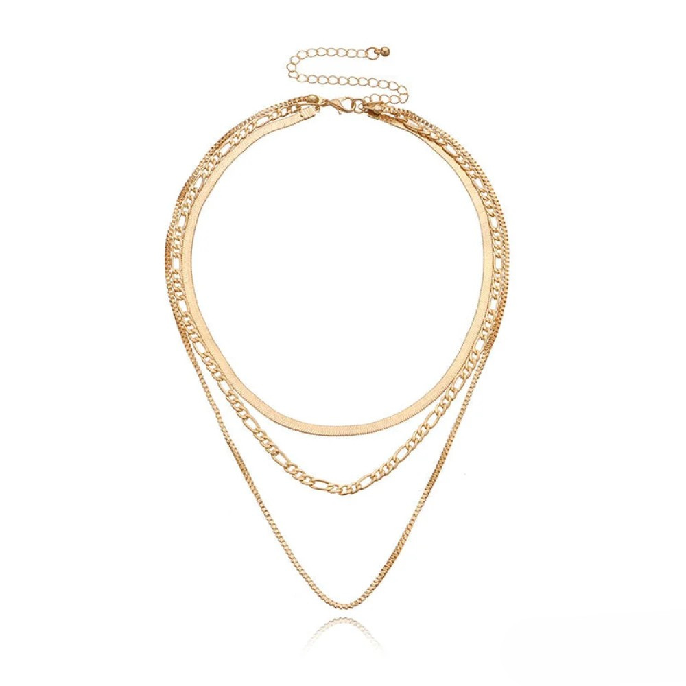 Elia | Vintage 3-Piece Layered Collana
