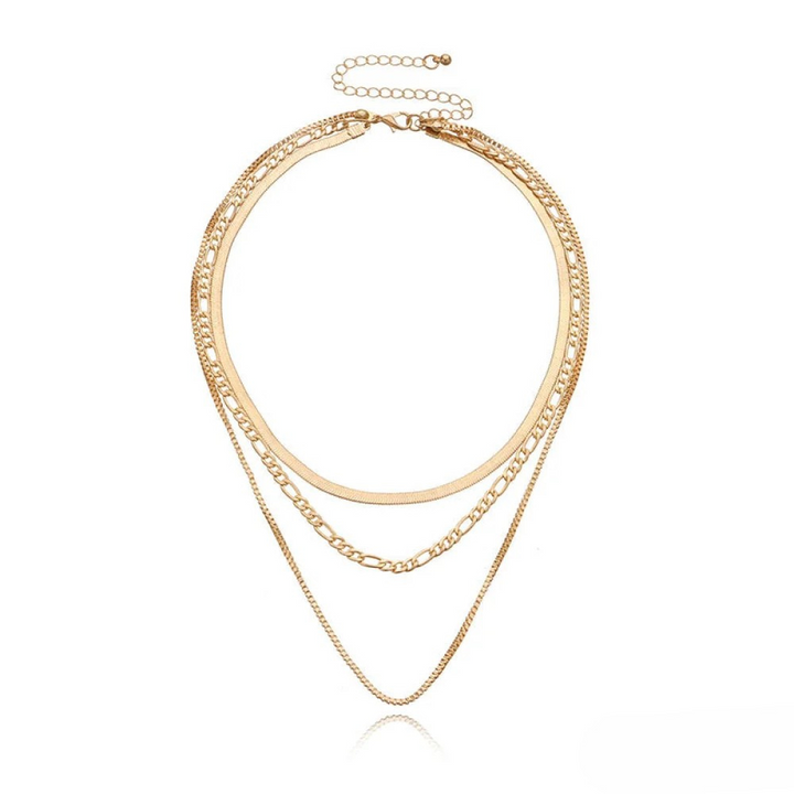 Elia | Vintage 3-Piece Layered Collana