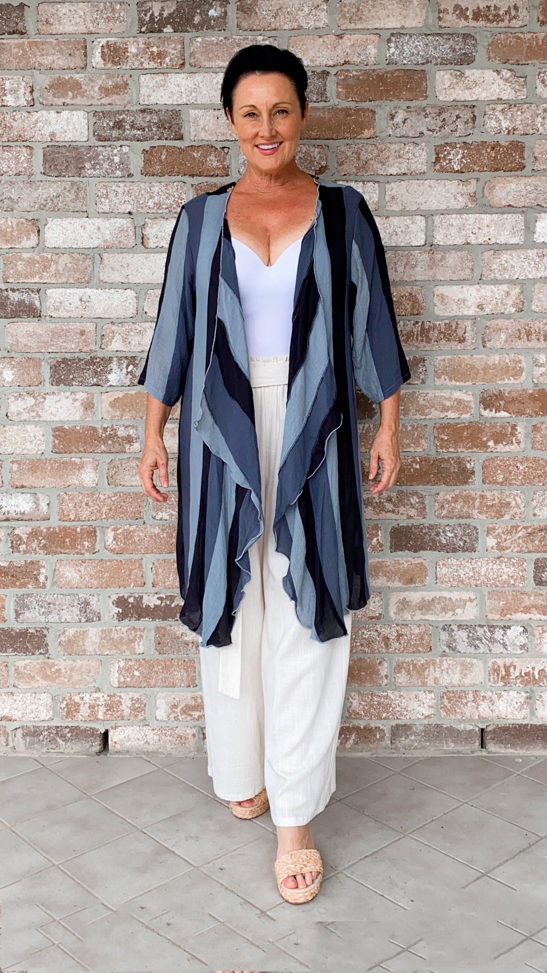Della | Liquorice Stripe Giacca