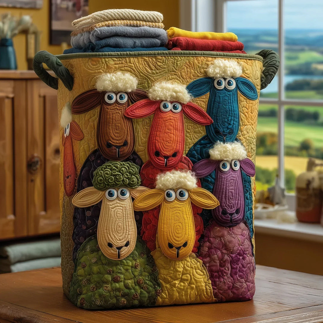 Hand-Trapuntato Sheep Basket