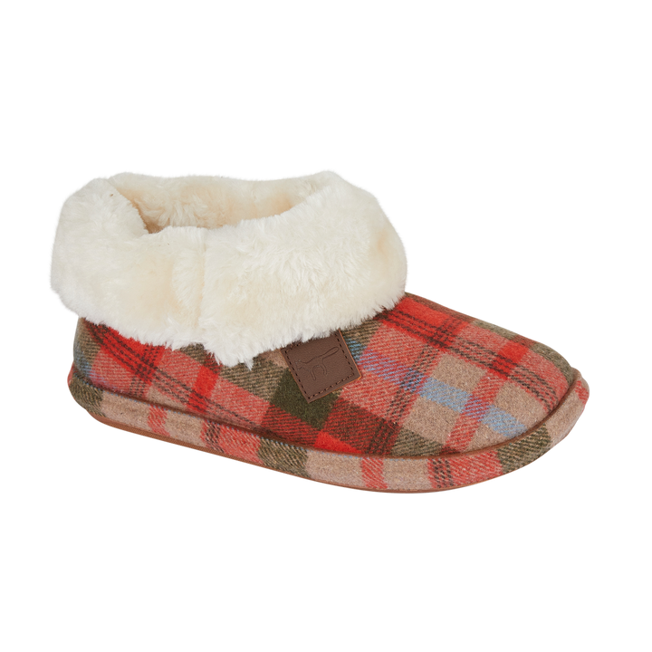 Quinn | Pantofole a Stivaletto Tartan