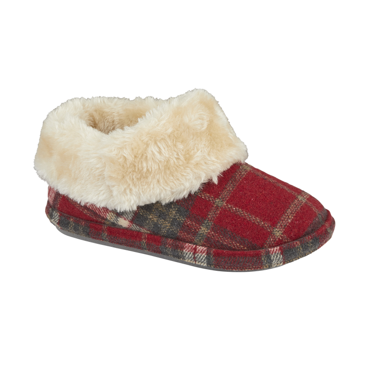 Quinn | Pantofole a Stivaletto Tartan