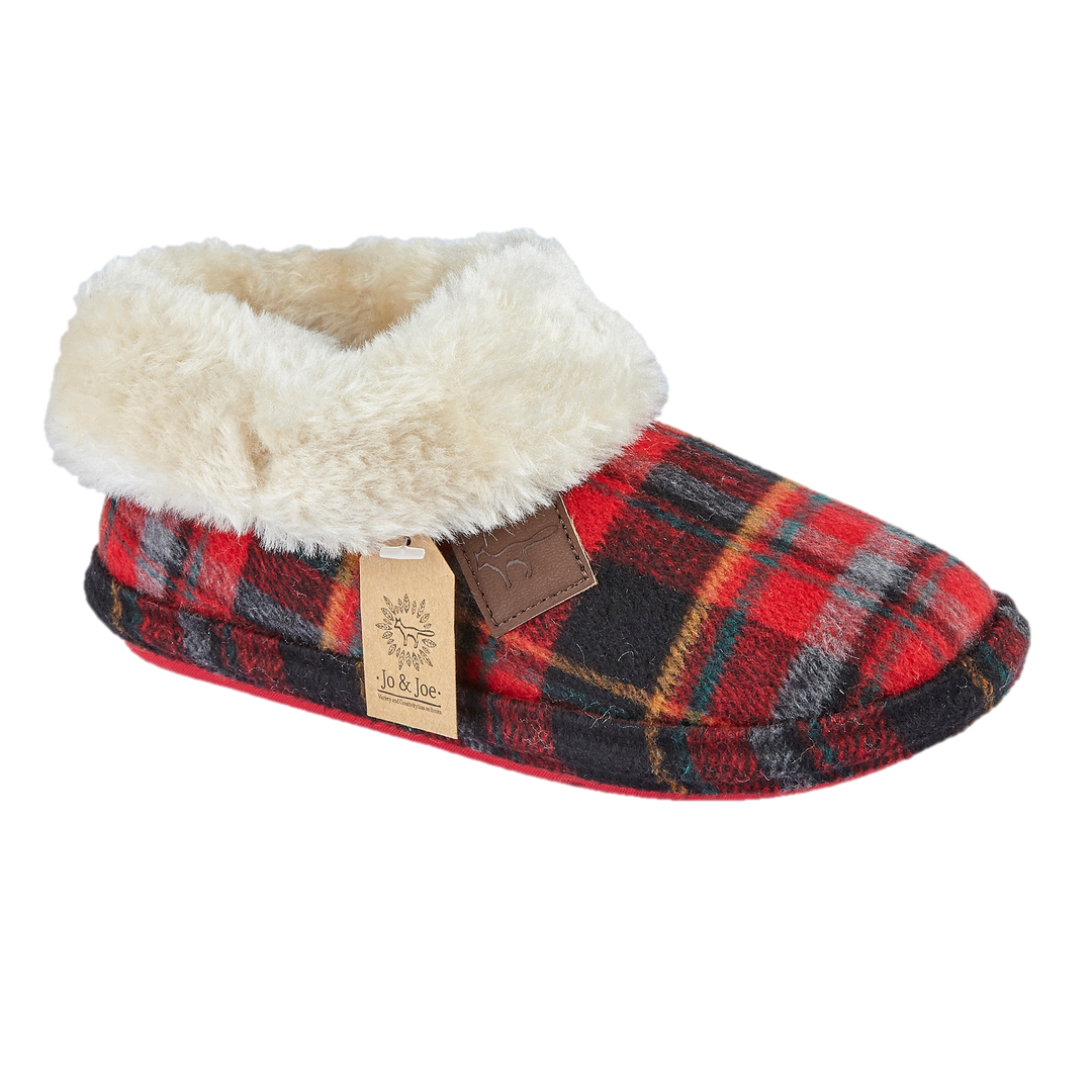 Quinn | Pantofole a Stivaletto Tartan