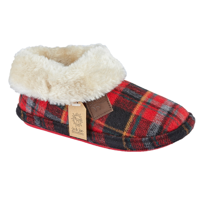 Quinn | Pantofole a Stivaletto Tartan