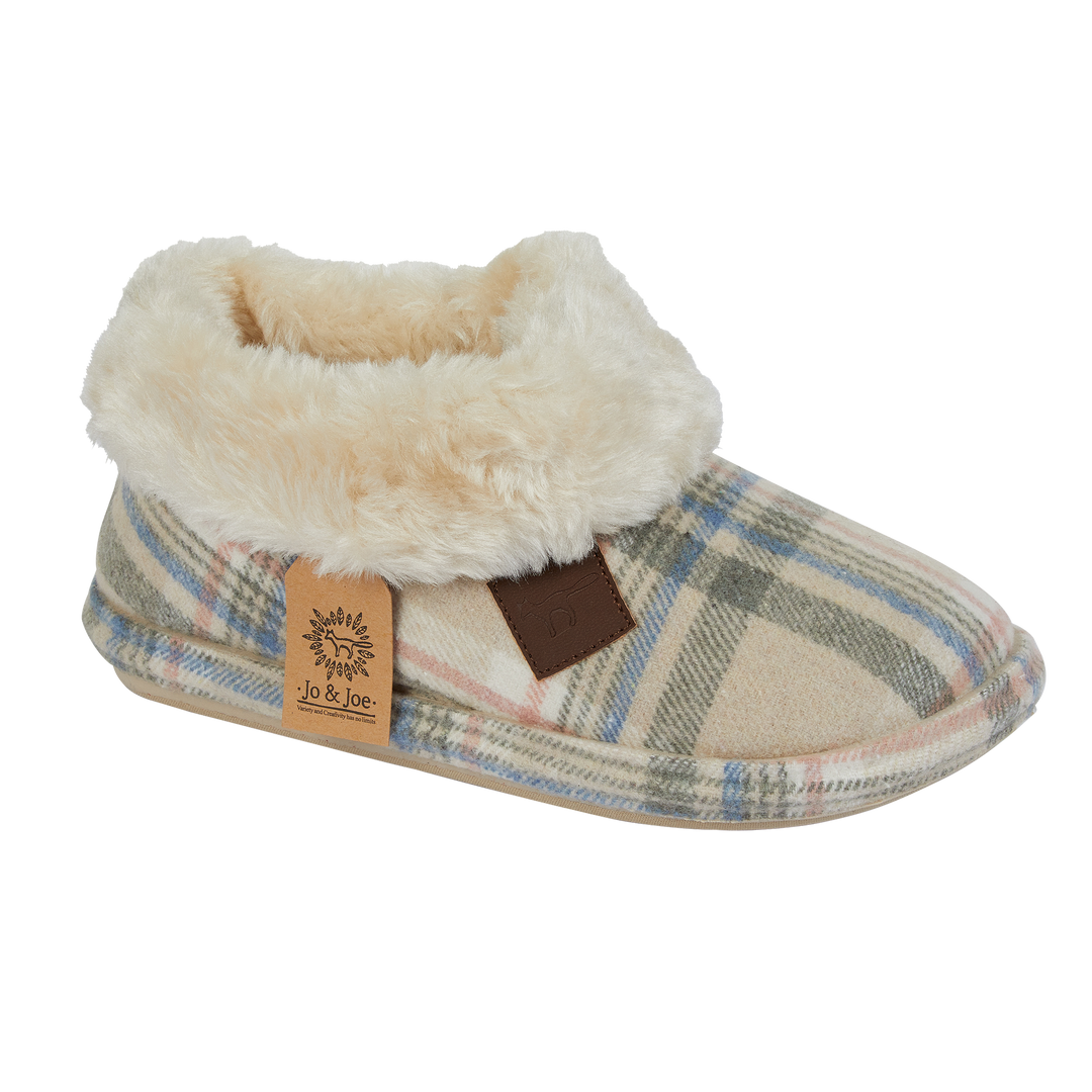 Quinn | Pantofole a Stivaletto Tartan