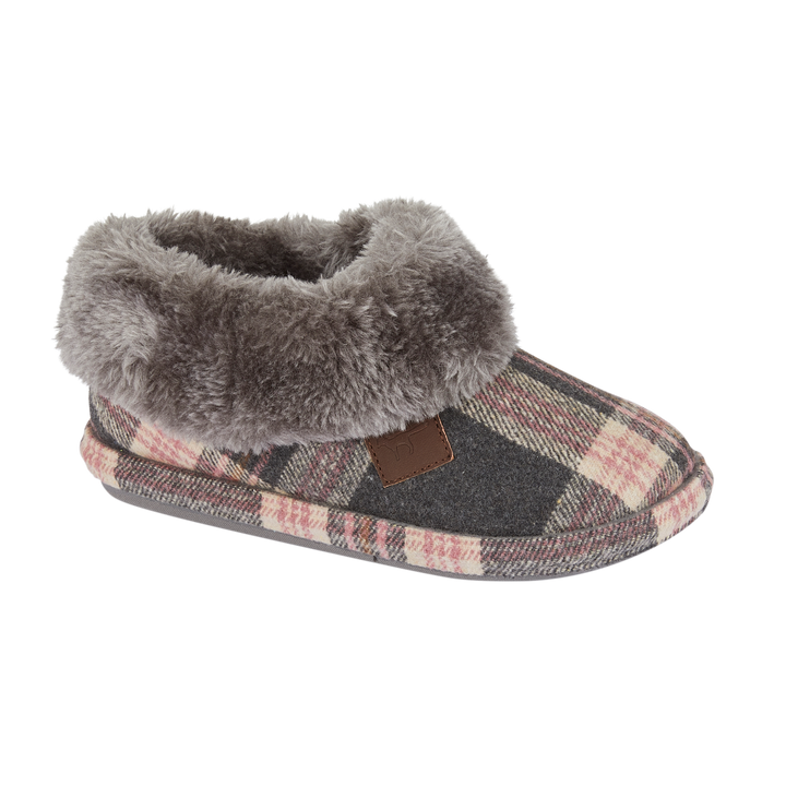 Quinn | Pantofole a Stivaletto Tartan