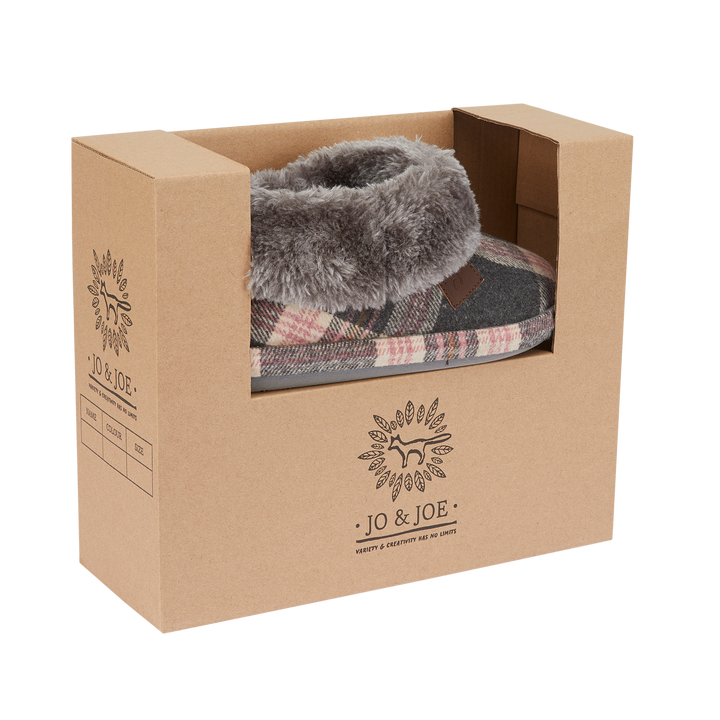 Quinn | Pantofole a Stivaletto Tartan