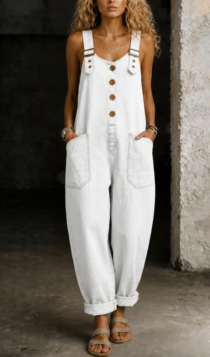 Moxelle | Tuta Salopette in Denim
