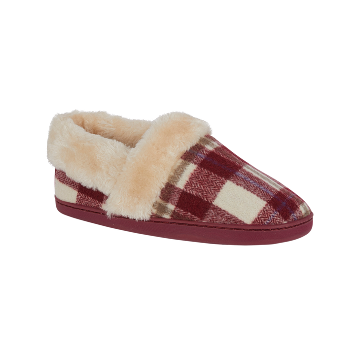 Nell | Pantofole a Stivaletto Tartan