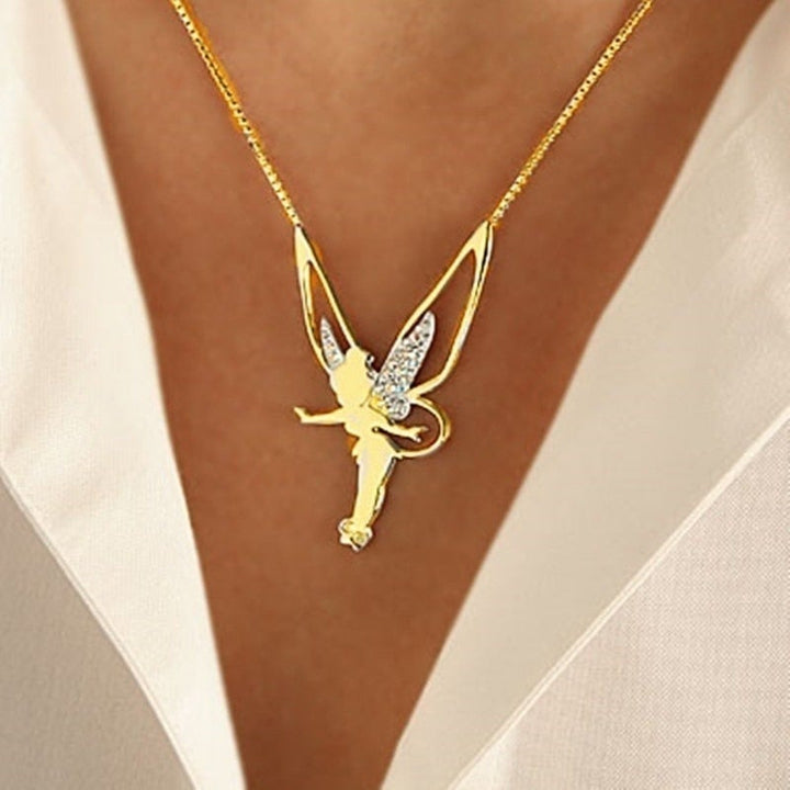 Collana con ciondolo fée in or