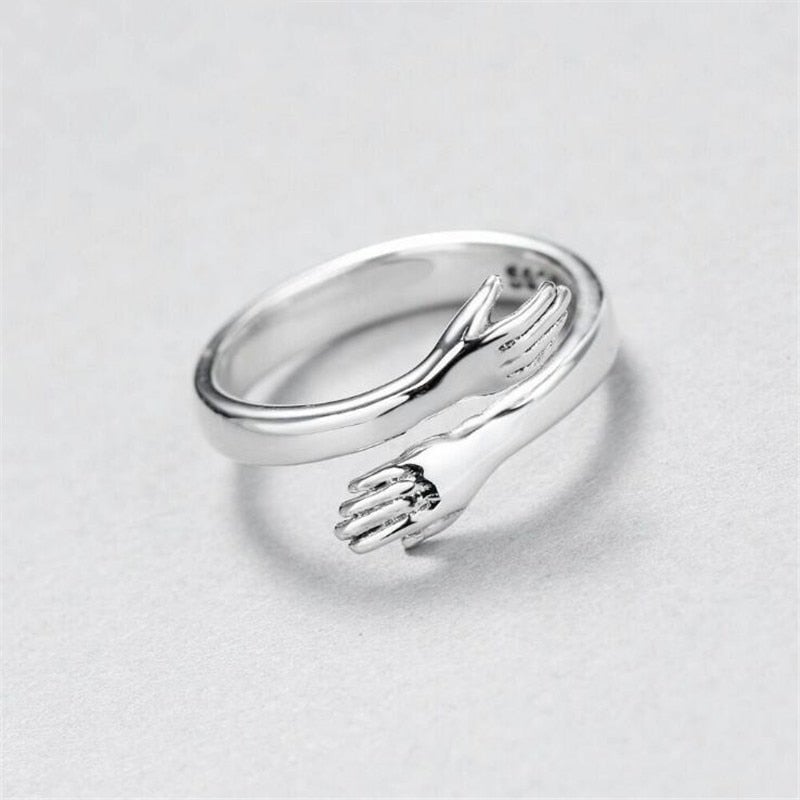 Aveline | Anello Argento Abbraccio