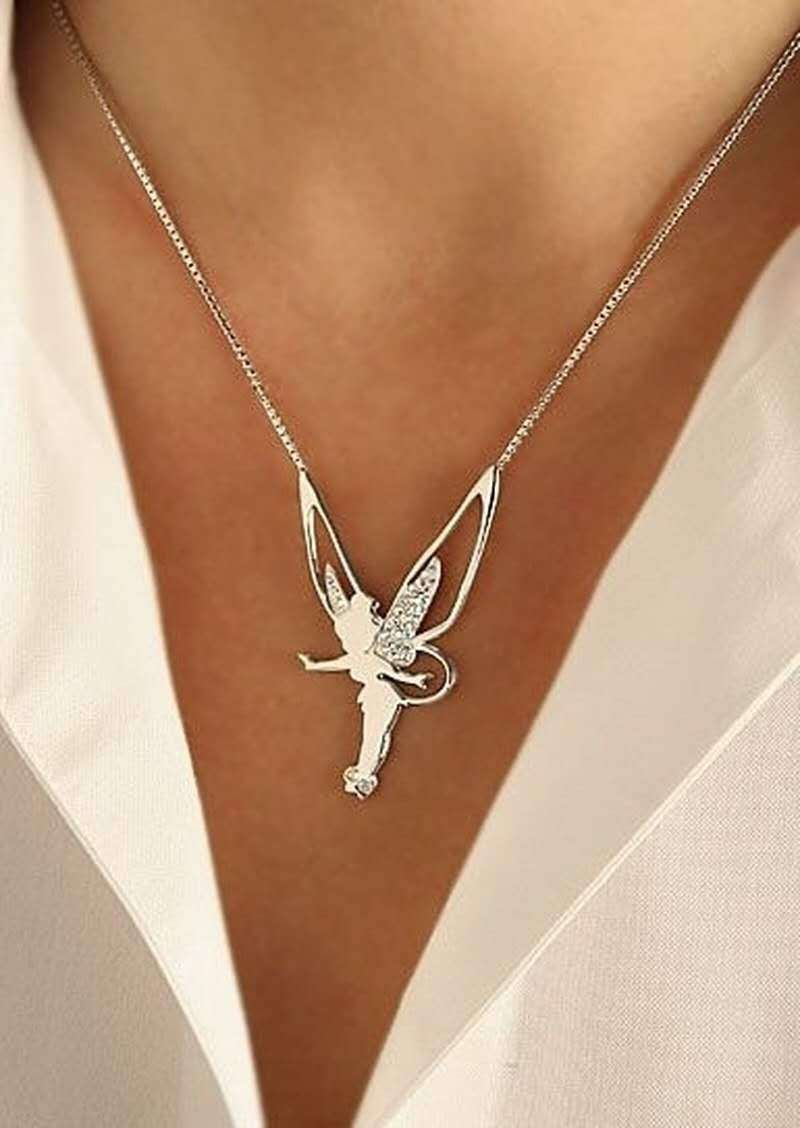 Collana con ciondolo fée in or