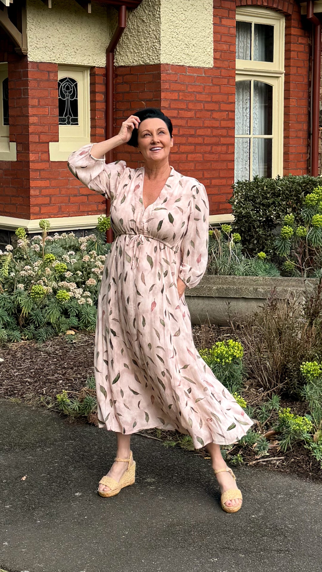 Beatrice | Wrap Front Midi Abito