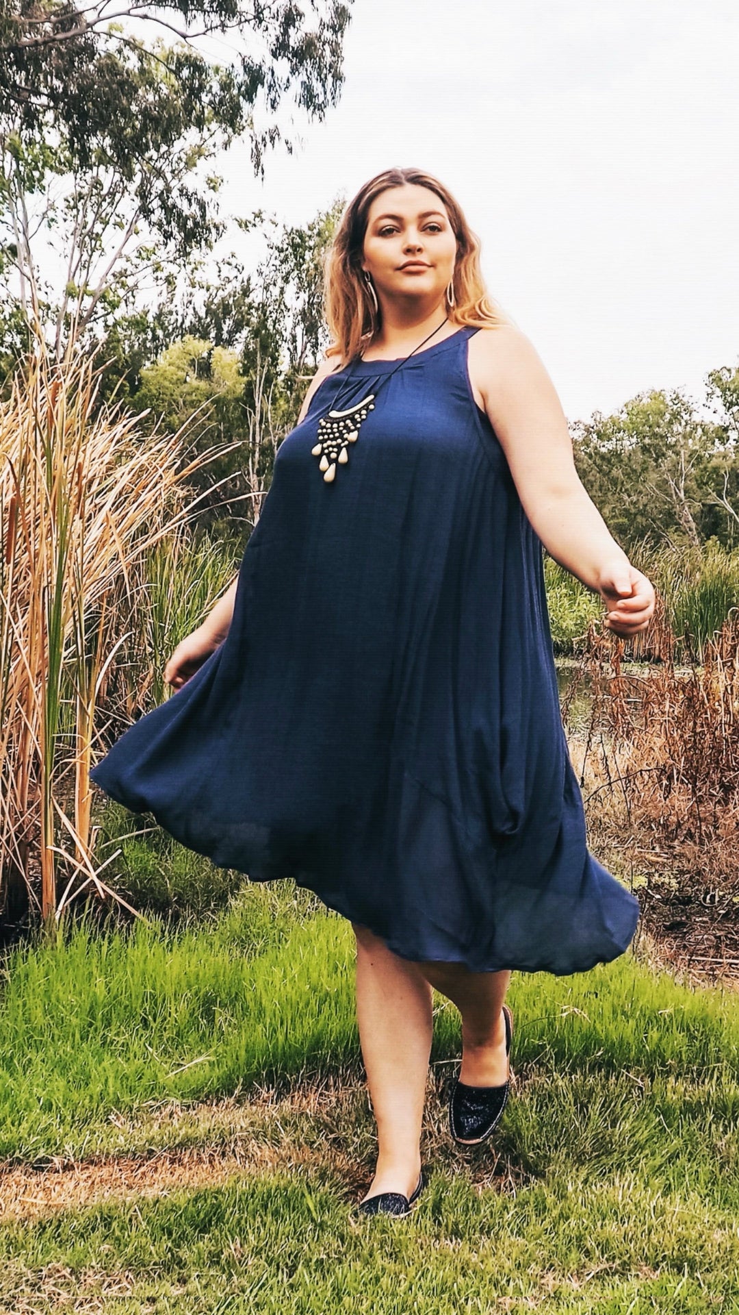 Eden | Maxi Abito Casual in Cotone