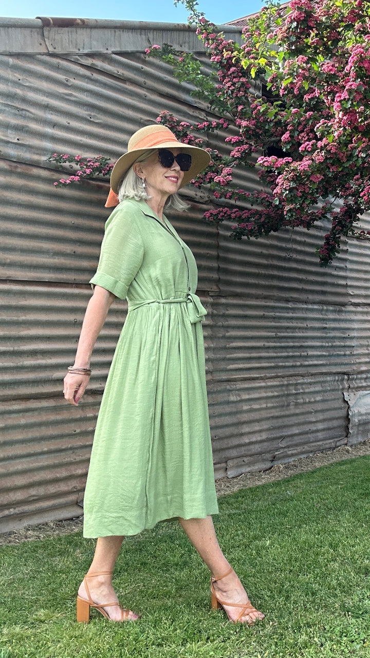Paige | Morbido Touch Midi Abito