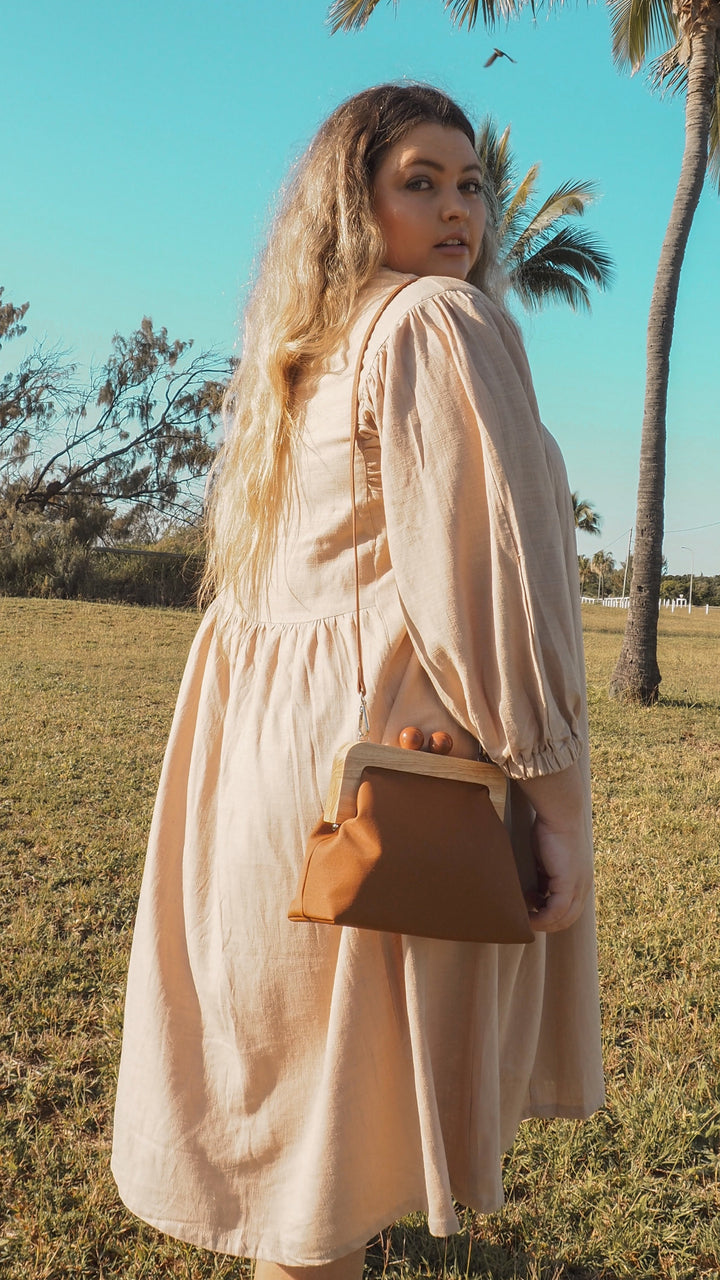 Genevieve | Abito in Lino Crepuscolo