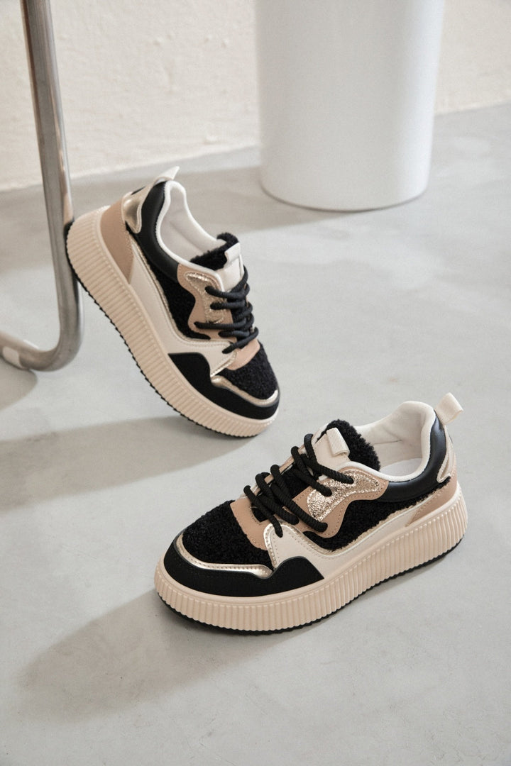 Undine | Sneaker con Zeppa Nera