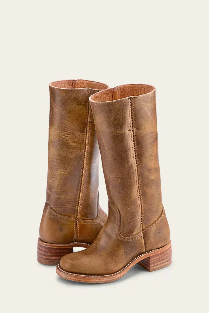 Van | Knee-High Stivali with Slim Fit and Structured Sole