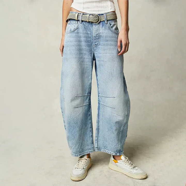 Calla | Moderno Gamba Larga Cropped Pantaloni