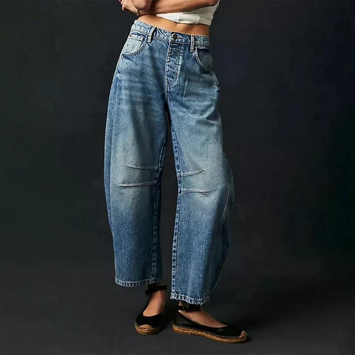 Calla | Moderno Gamba Larga Cropped Pantaloni